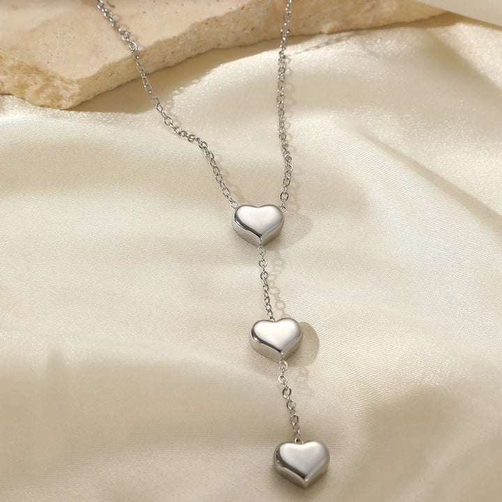String of Hearts Necklace