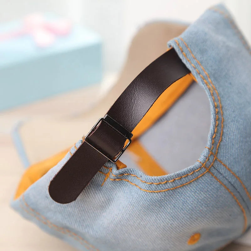 Jeweled Wildflower Denim Cap