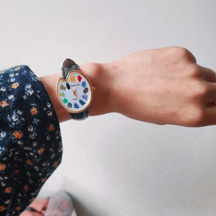 Studio Dial Leather Watch