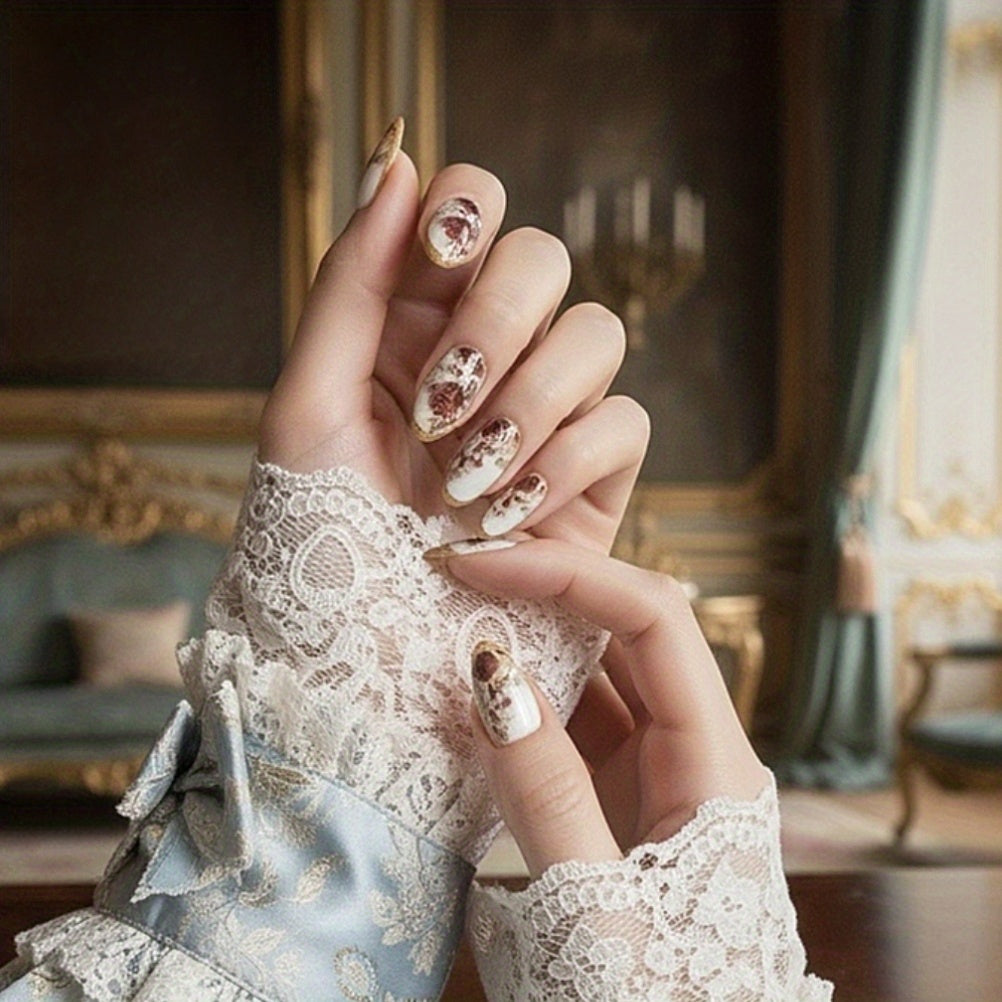 Jardin Floral Press On Nails