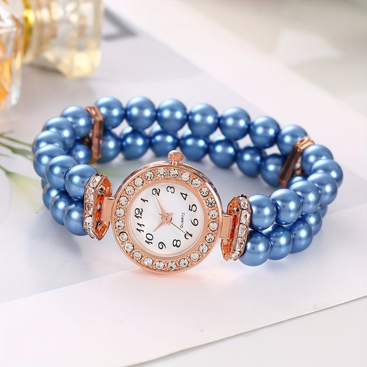 Pearl Poise Beaded Watch