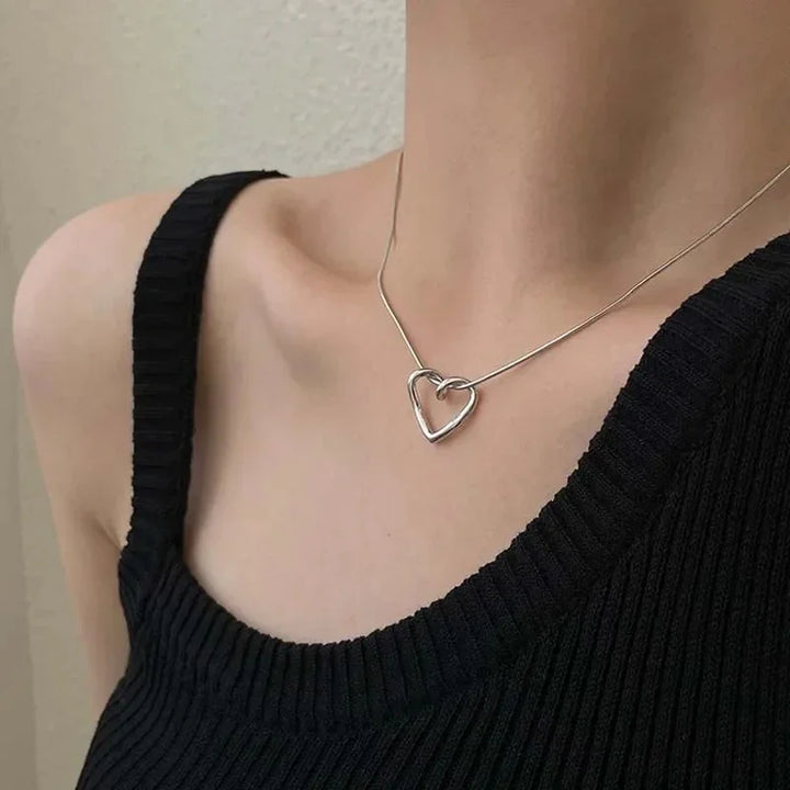 Hollow Hearts Necklace
