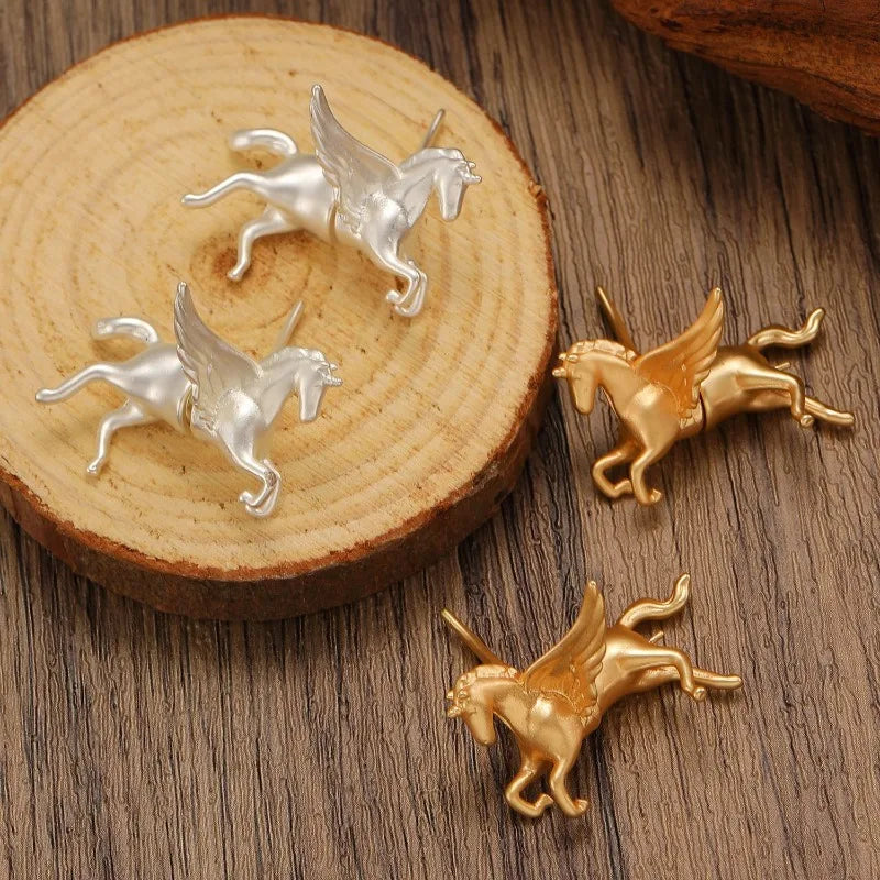 Starfall Unicorn Stud Earrings