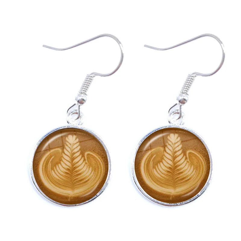Latte Love Charm Earrings