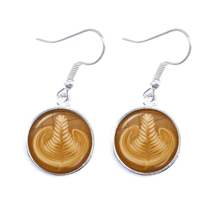 Latte Love Charm Earrings