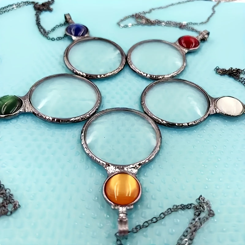 Monocle Gemstone Necklace
