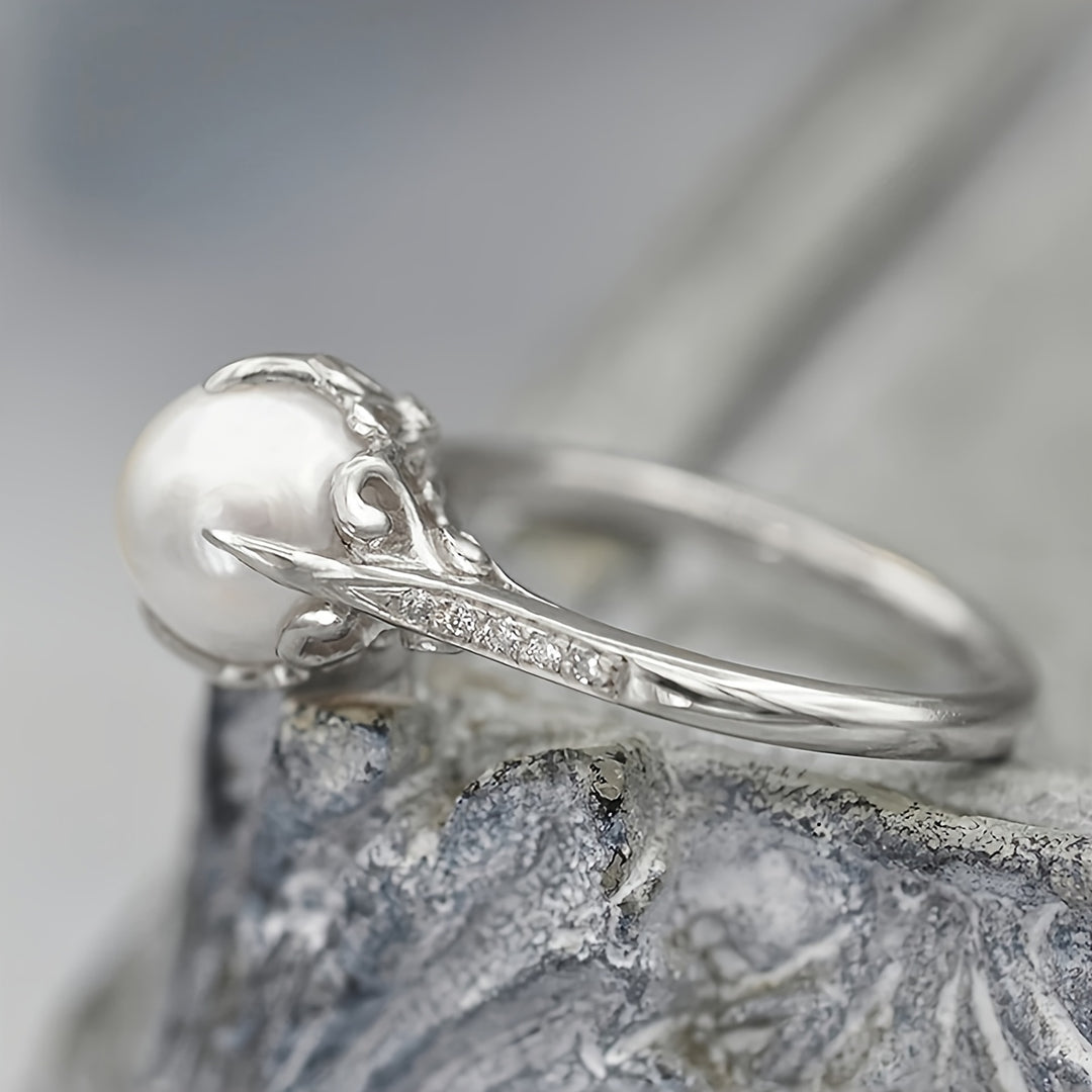 Pearl Kiss Ring