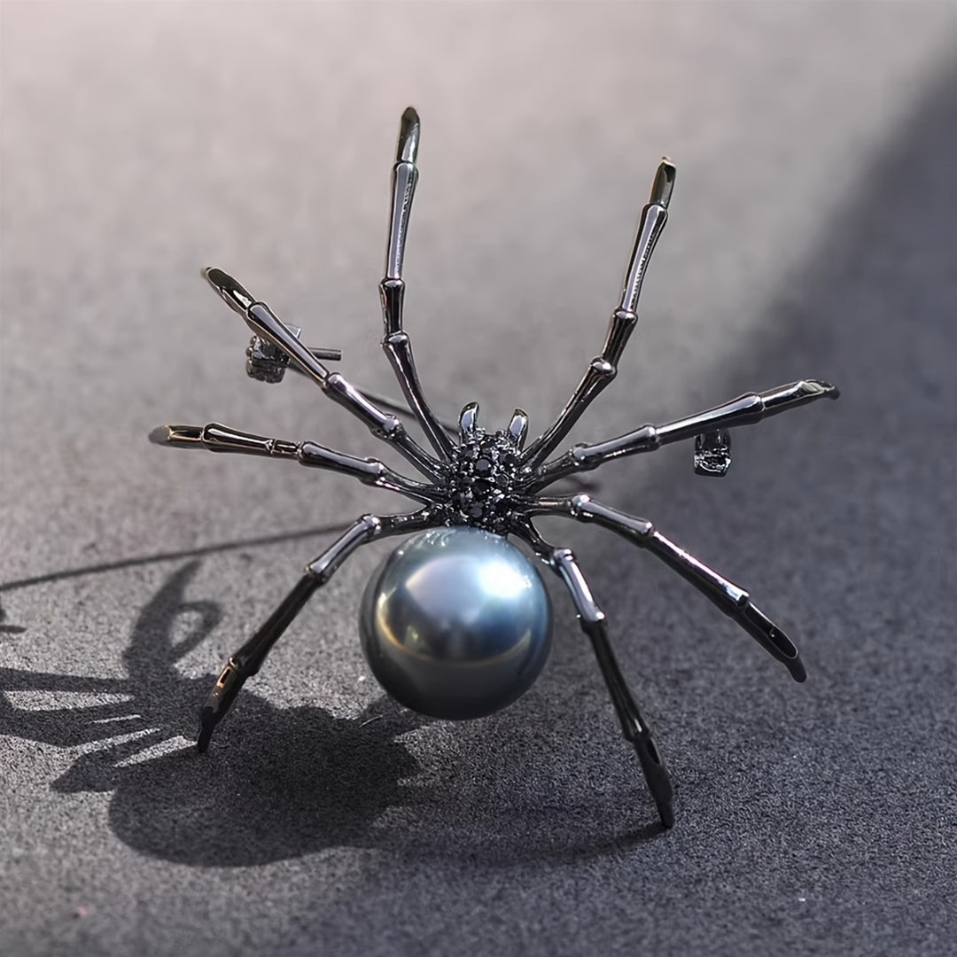 Midnight Weaver Brooch