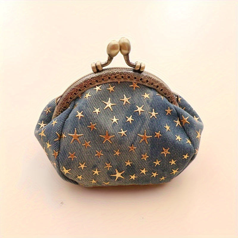Starry Night Vintage Coin Purse