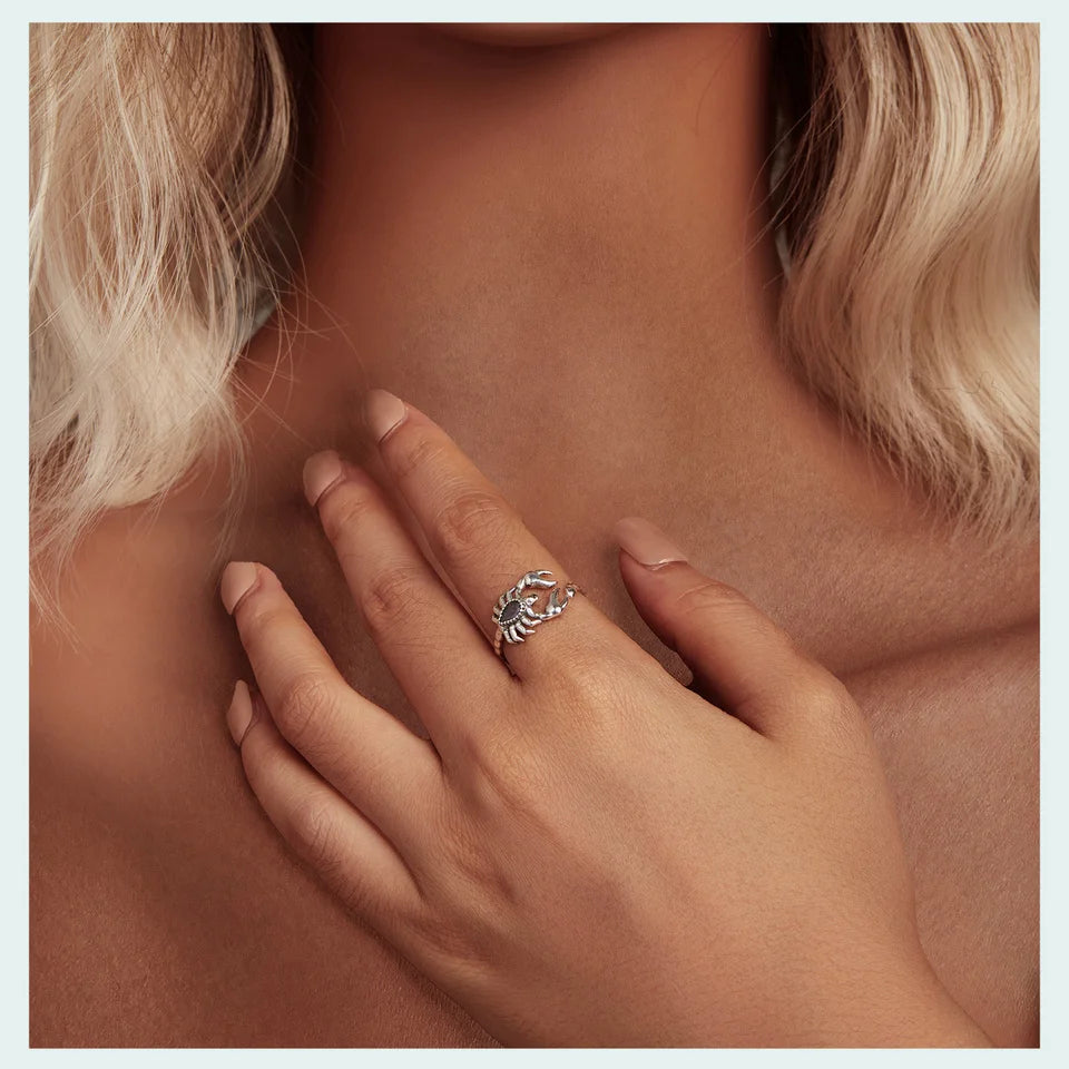 Scorpion Sting Earring & Ring Set