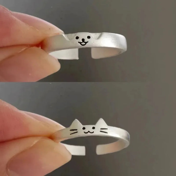 Kitten & Pup Duo Ring