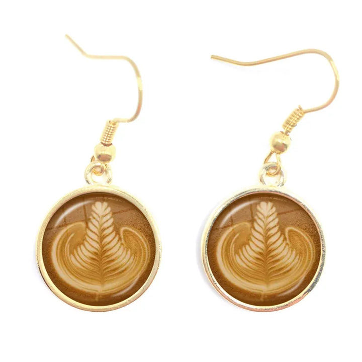 Latte Love Charm Earrings