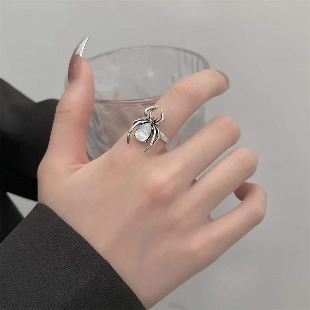 Moonlight Spider Ring