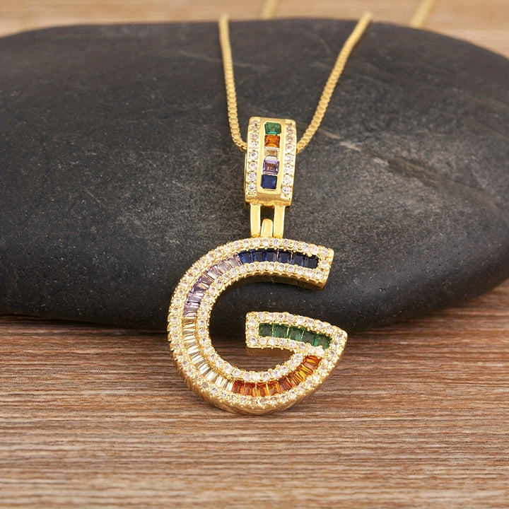 Prism Initial Necklace