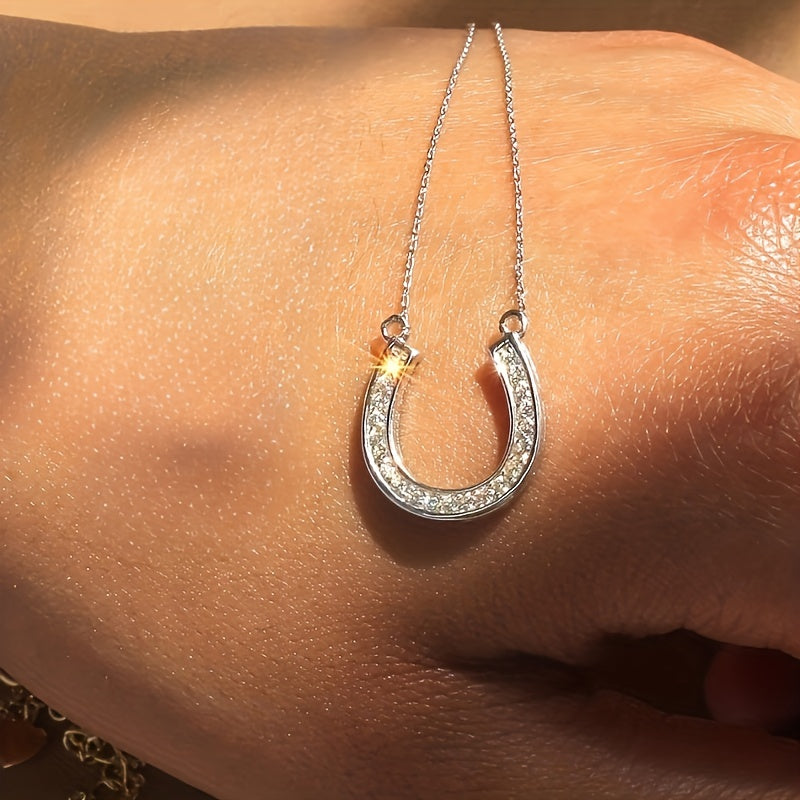 Horseshoe Pendant Necklace