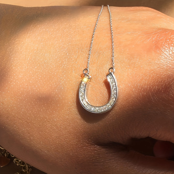 Horseshoe Pendant Necklace