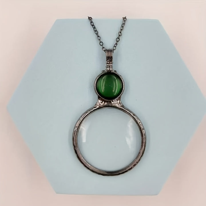 Monocle Gemstone Necklace