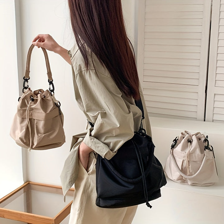 Soft Utility Bucket Bag