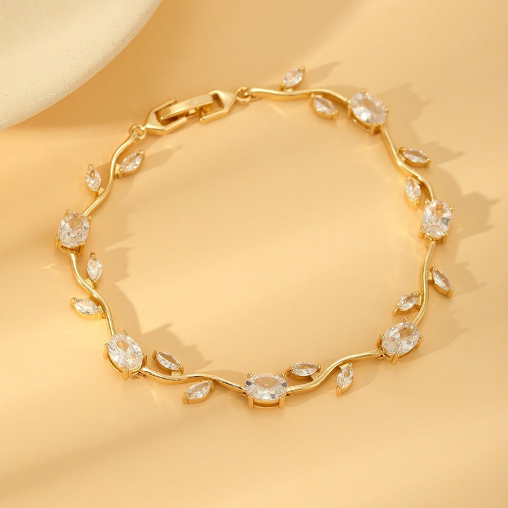 Rosette Vine Tennis Bracelet