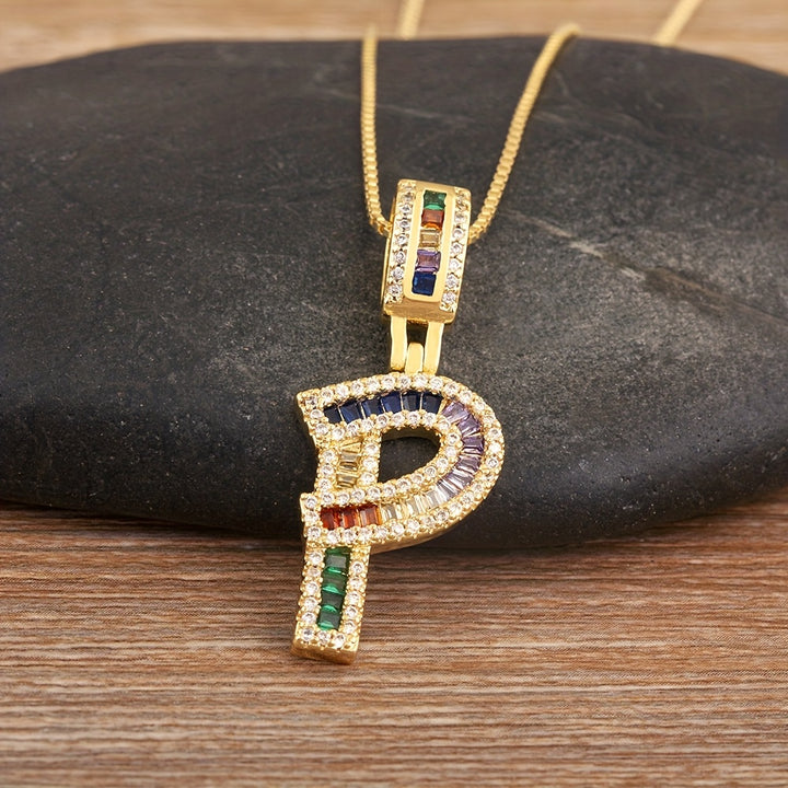 Prism Initial Necklace