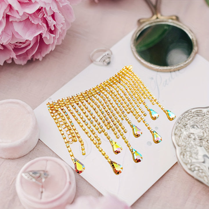 Crystal Fringe Bottle Crown
