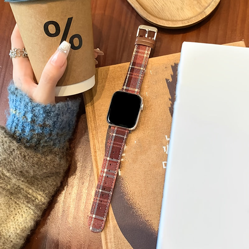 Tartan Apple Watch Band