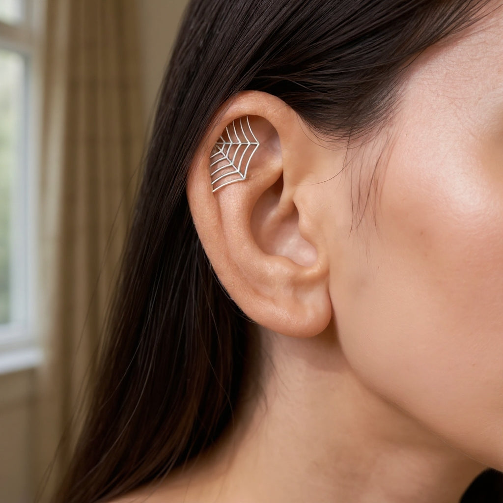 Afterdark Web Cartilage Stud Earring