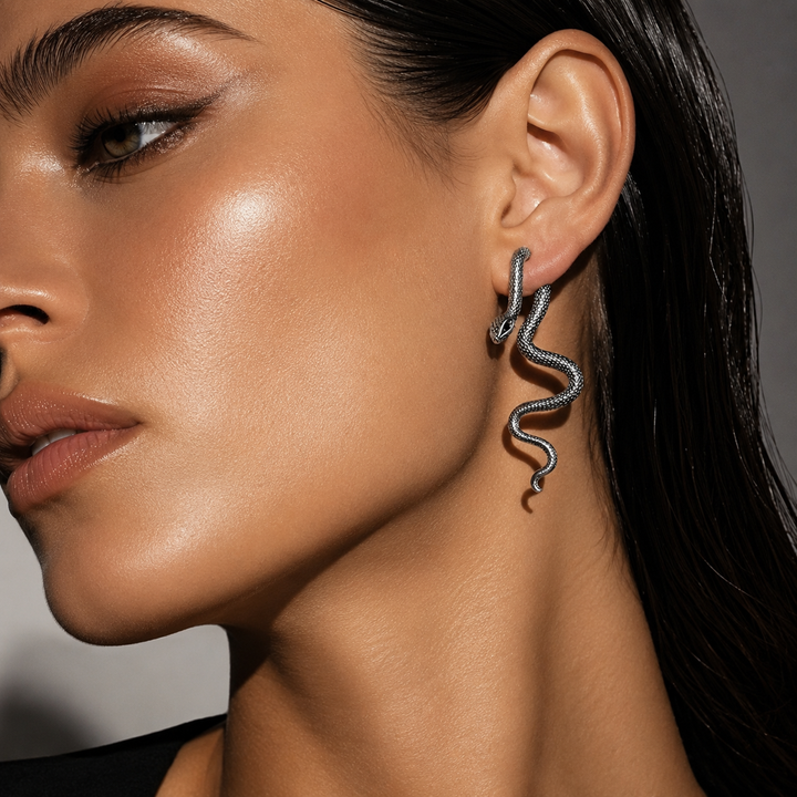 Serpent Drop Earrings