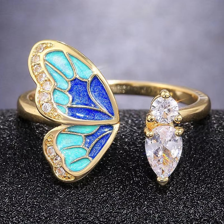 Butterfly Kiss Ring