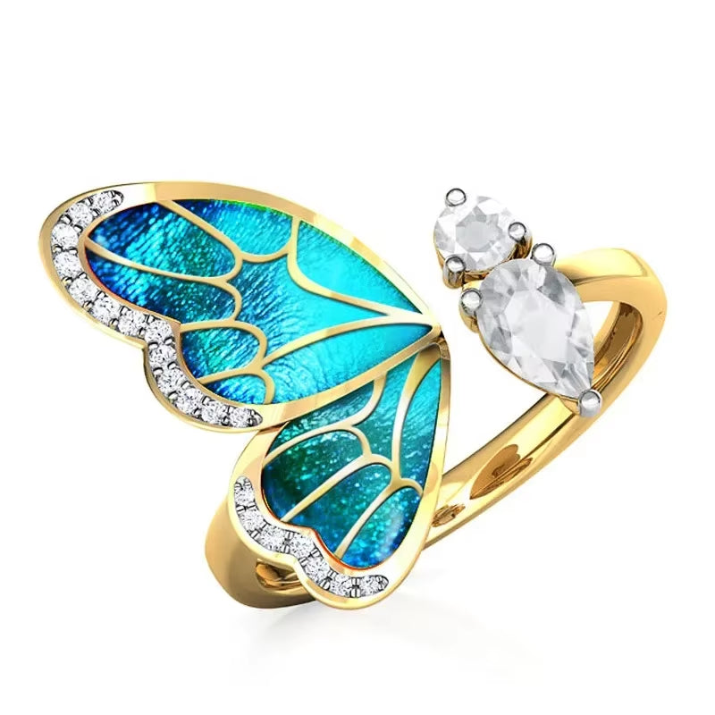 Butterfly Kiss Ring