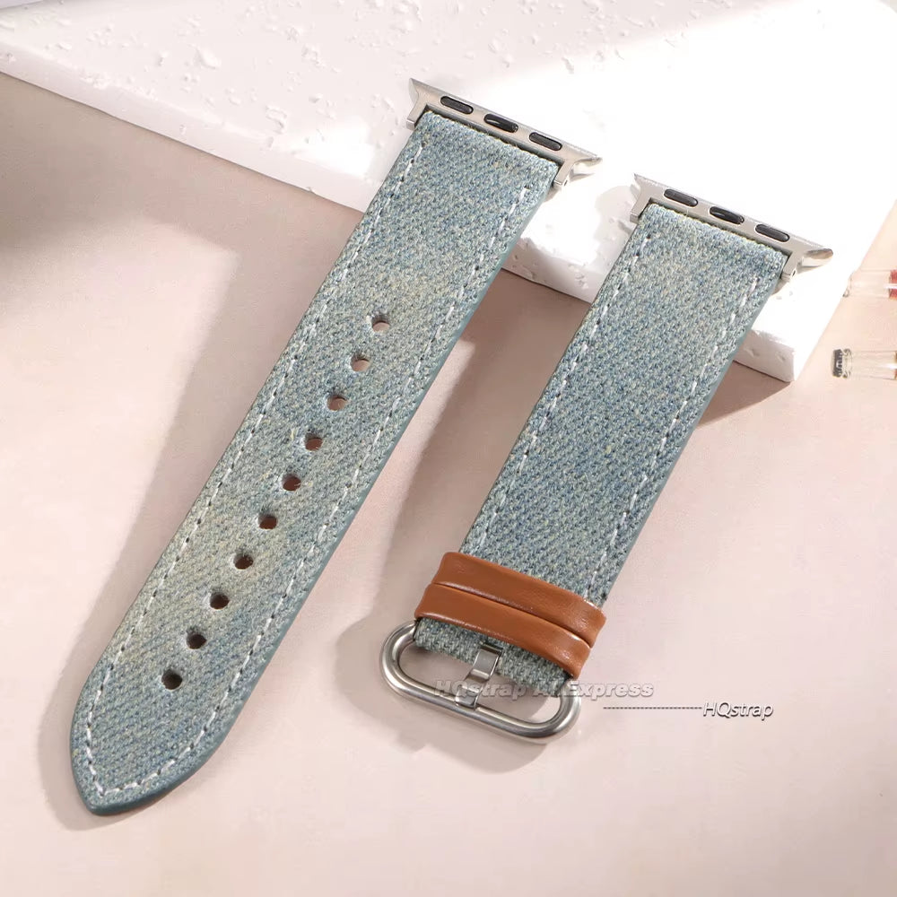 Sapphire Denim Apple Watch Band
