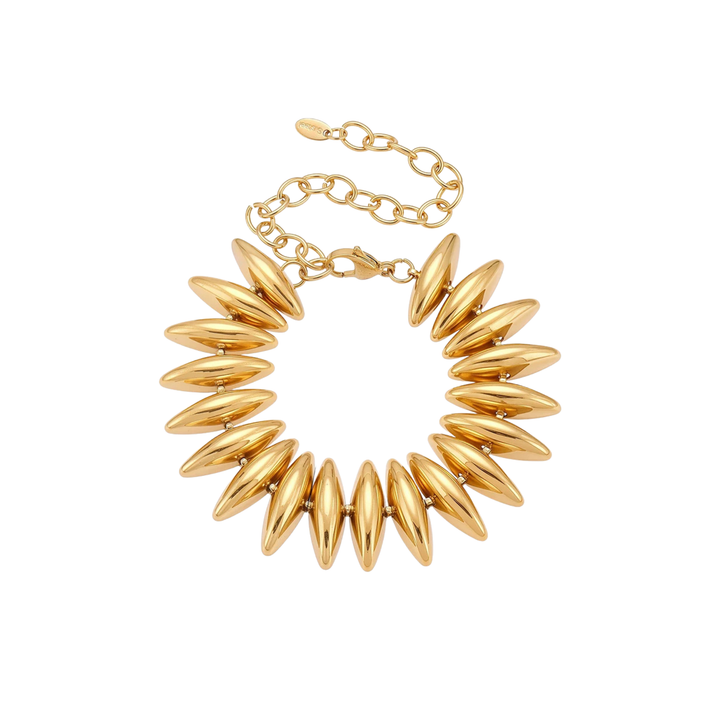 Empire Link Necklace & Bracelet Set