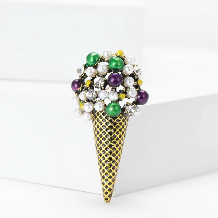 Creme de Perle Brooch