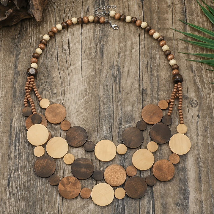 Sahara Circles Layered Necklace