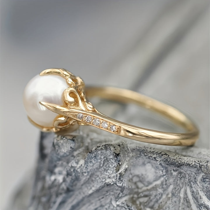 Pearl Kiss Ring