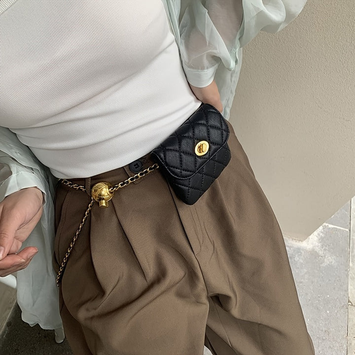 Matelassé Mini Belt Bag