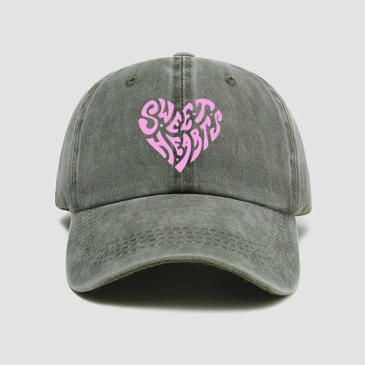 Sweet Hearts Washed Cap