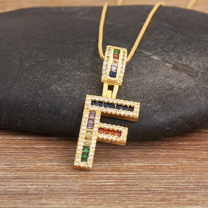 Prism Initial Necklace