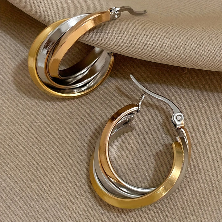 Twist & Turn Hoop Earrings