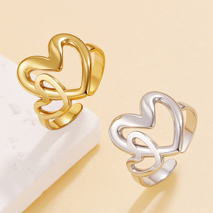 Duet Heart Ring