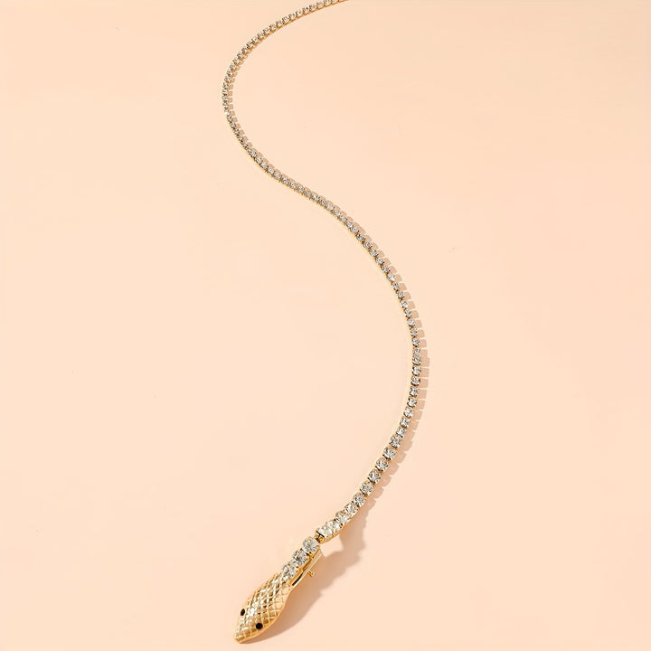 Crystal Serpent Hair Clip