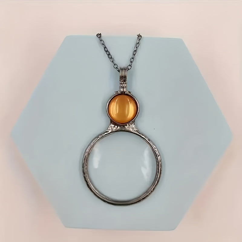Monocle Gemstone Necklace