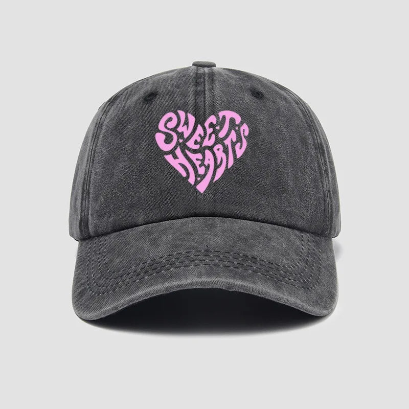 Sweet Hearts Washed Cap