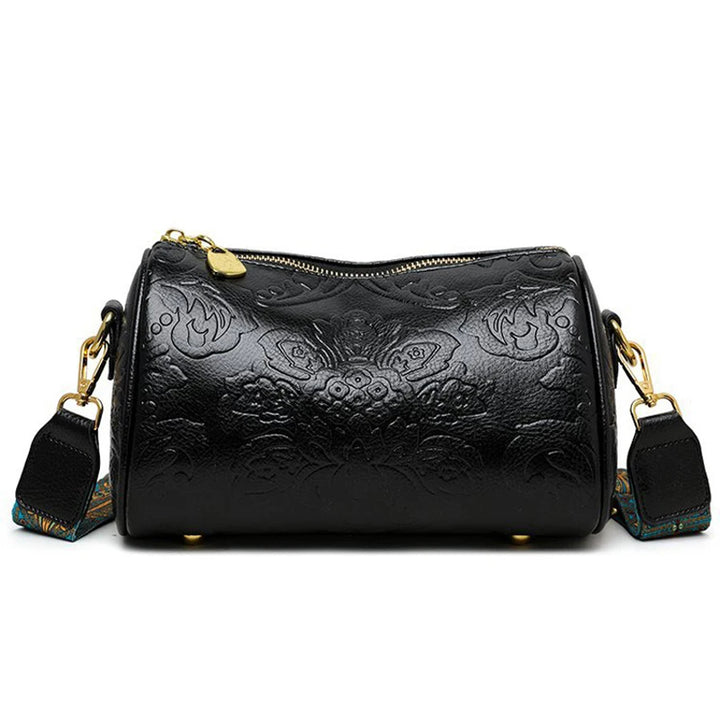 Baroque Bloom Barrel Bag