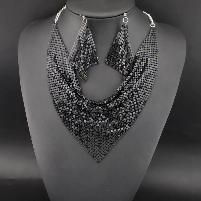 Midnight Mirage Necklace & Earring Set