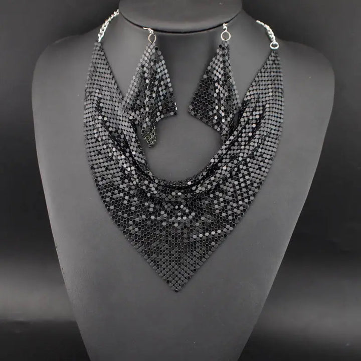 Midnight Mirage Necklace & Earring Set
