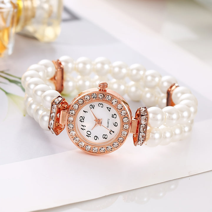 Pearl Poise Beaded Watch
