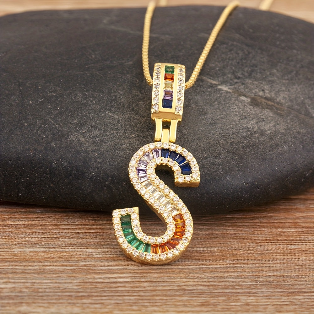 Prism Initial Necklace
