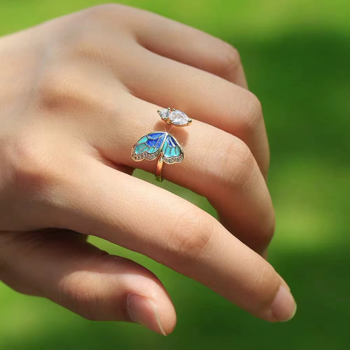 Butterfly Kiss Ring