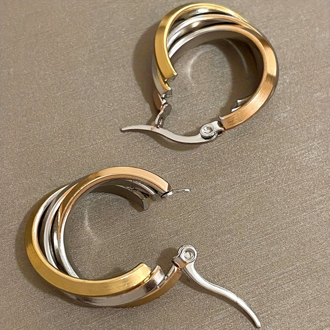 Twist & Turn Hoop Earrings
